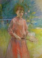 Morisot, Berthe - Girl with Shuttlecock, Jeanne Bonnet